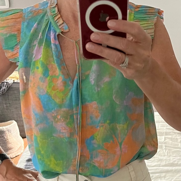 Current Air bright sleeveless blouse. - Picture 4 of 4